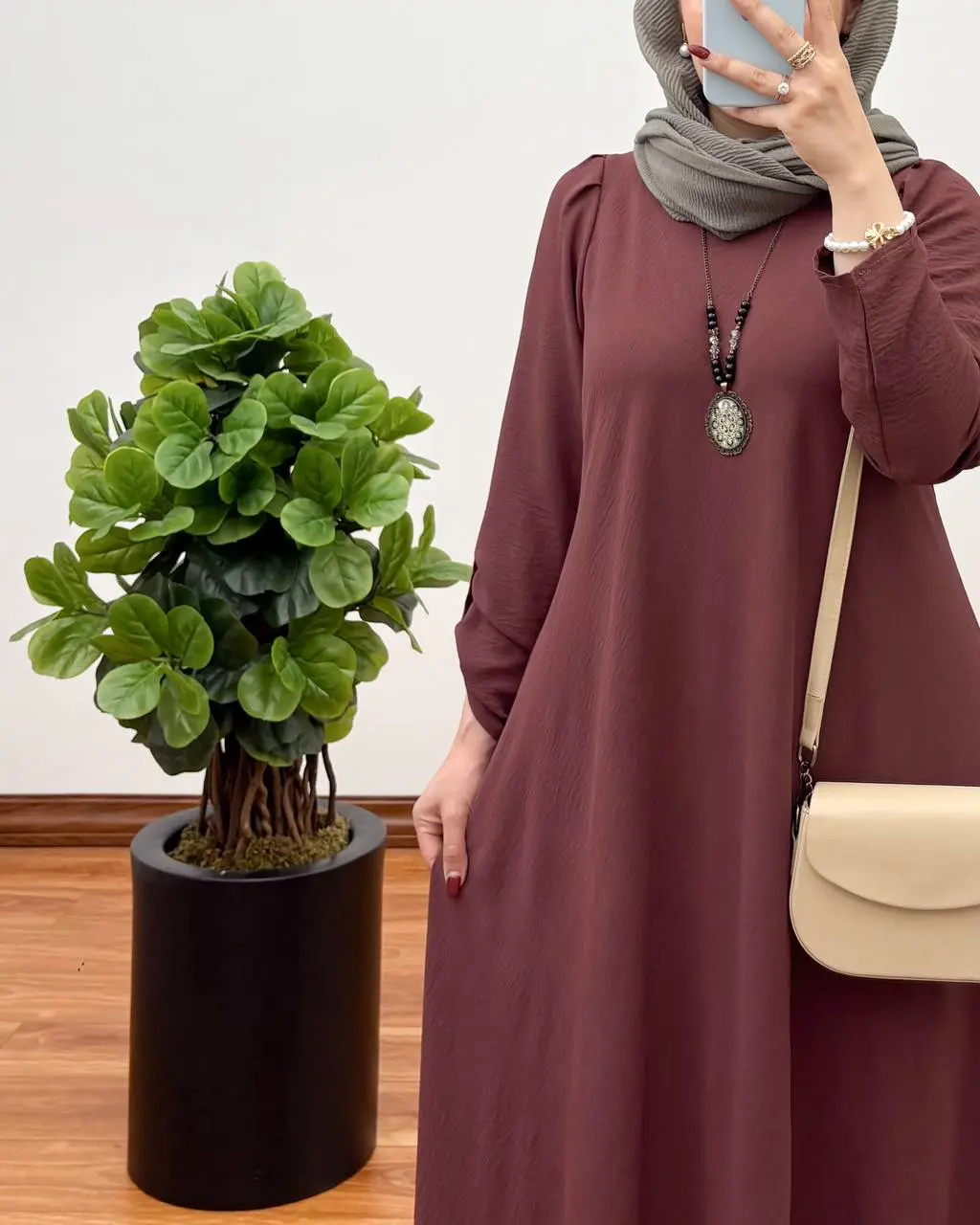 پیراهن مانتویی ایتالیایی نوردخت 7